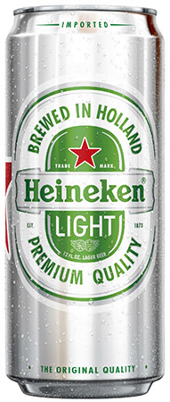 Heineken Light 24/12 oz cans